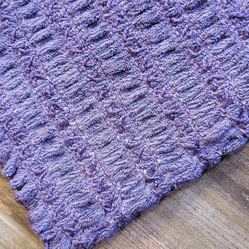 Rare Juicy Couture Purple Terry Cloth Ruffle Hem Pocket Detail Mini Dress, 0 - Picture 6 of 15